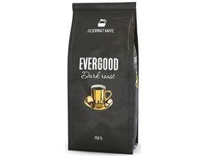 Kaffe EVERGOOD dark filtmalt 250g Rainforest Alliance-sertifisert kaffe 